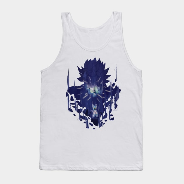 Against Gogeta's Explosive Wave:Dragon Ball Super: Broly Tank Top by Vertei